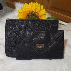 Elegant Black Clutch Set